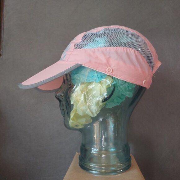 Outdoor Sport Pink Light Weight Foldable Oink And Grey Hat - Picture 4 of 6
